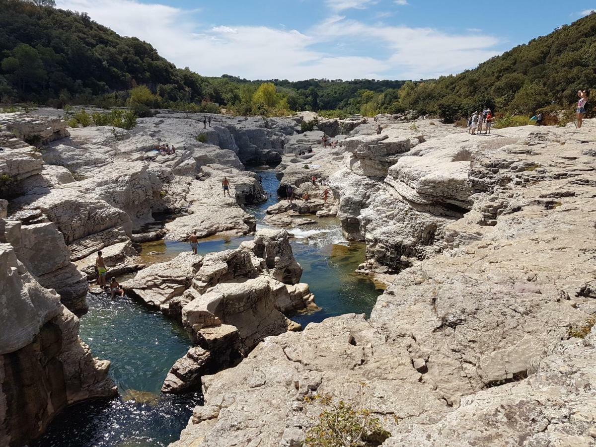 La Casita Villa Avec Piscine Pres D'Uzes Saint-Laurent-la-Vernède Kültér fotó